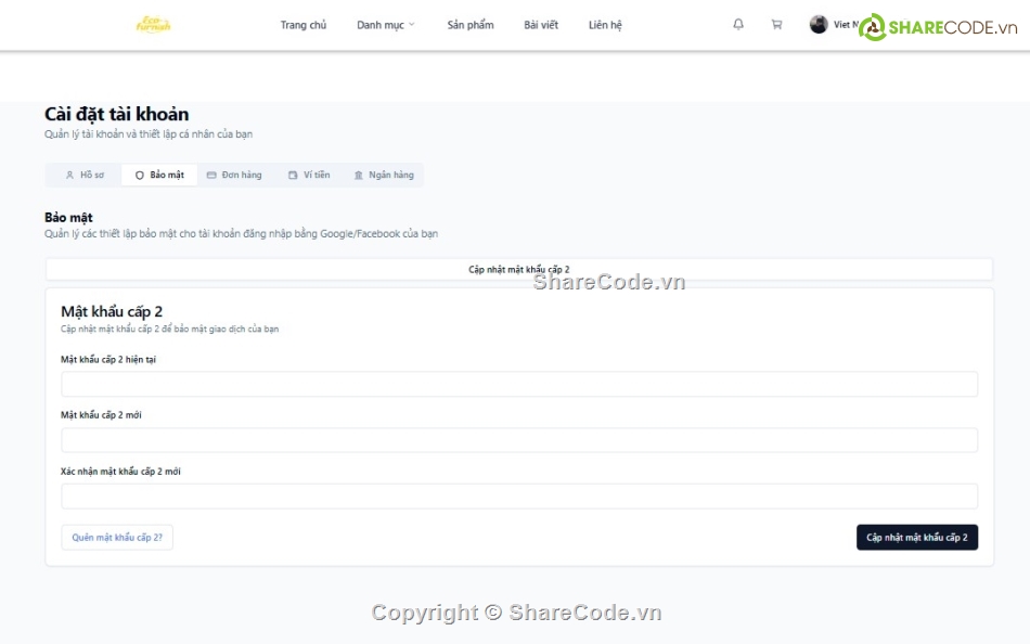 Website bán hàng,AI,Laravel,chat realtime,reactjs,Code đồ án
