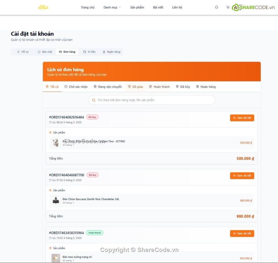 Website bán hàng,AI,Laravel,chat realtime,reactjs,Code đồ án