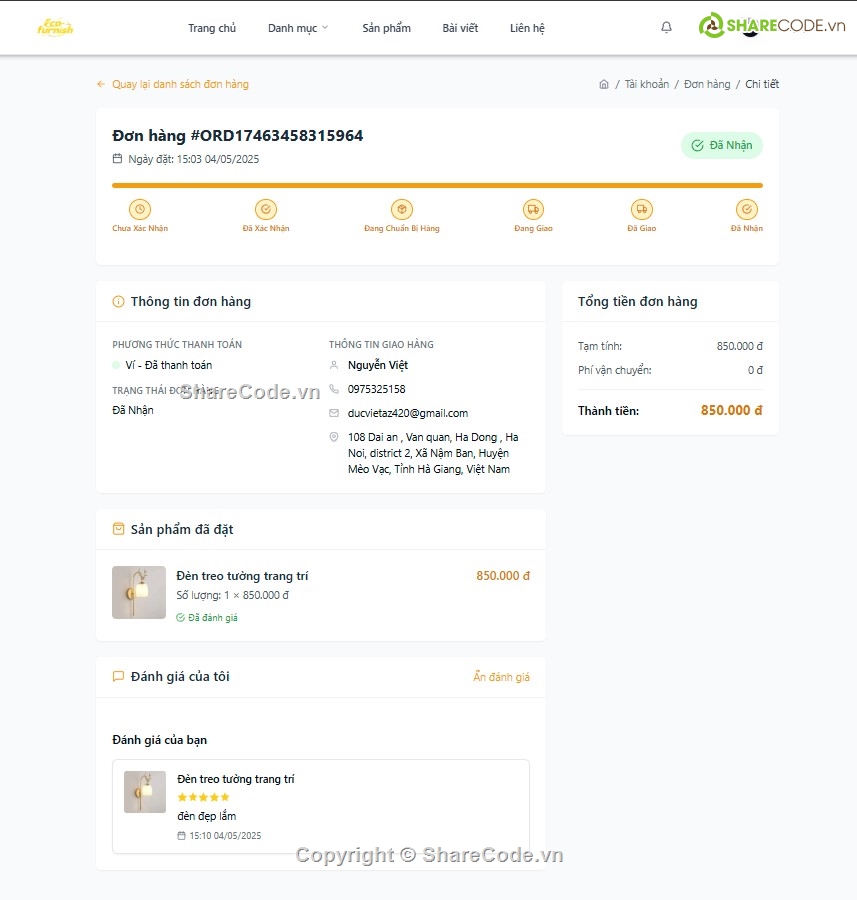 Website bán hàng,AI,Laravel,chat realtime,reactjs,Code đồ án