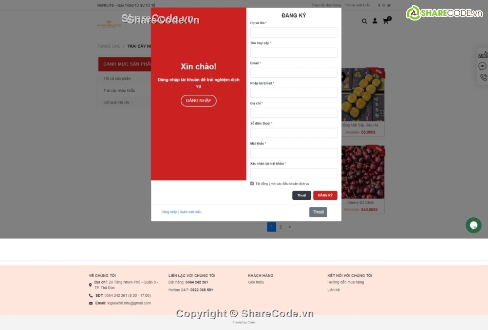 Code thương mại điện tử,website thương mại điện tử,full source code đồ án asp.net,website bán trái cây ASP.NET
