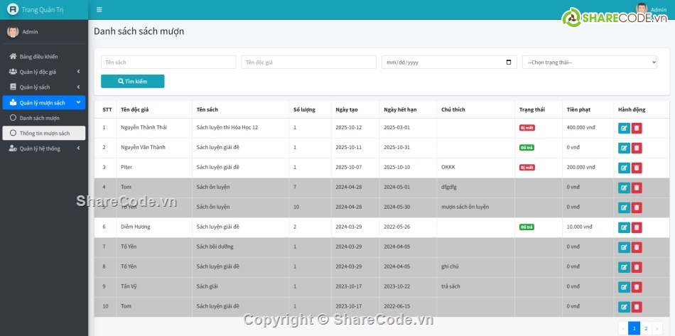 source code website quản lý thư viện,quản lý thư viện laravel 12,source code đồ án laravel 12,thư viện php laravel 12
