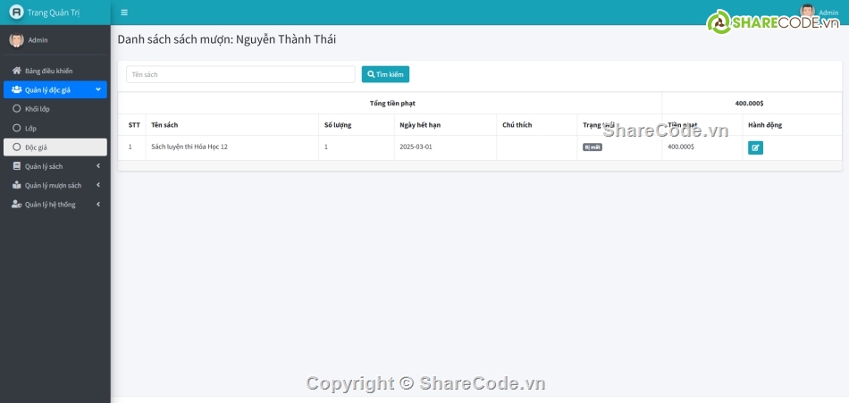 source code website quản lý thư viện,quản lý thư viện laravel 12,source code đồ án laravel 12,thư viện php laravel 12