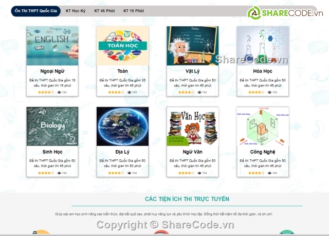 web thi trắc nghiệm,website trắc nghiệm,code đồ án,Source website,website thi trắc nghiệm trực tuyến