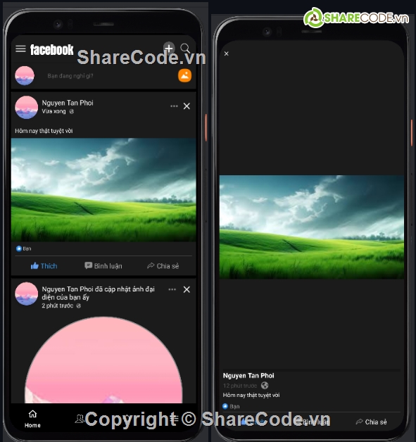 Source code Facebook Simulation,source code facebook,app facebook,demo facebook,facebook,Source face