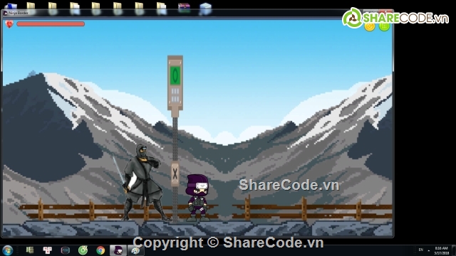 Android Game,game ninja,source code game,NinJa Border,code Game 2D,code Game 2D NinJa