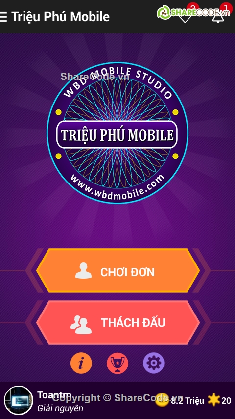 code game,ai là triệu phú,triệu phú mobile,source code game ai là triệu phú,game triệu phú mobile