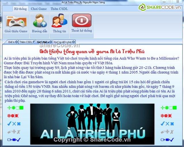 game ai la trieu phu c#,game c# ai là triệu phú,game hay nhat,lập trình hướng đối tượng,full code ai là triệu phú