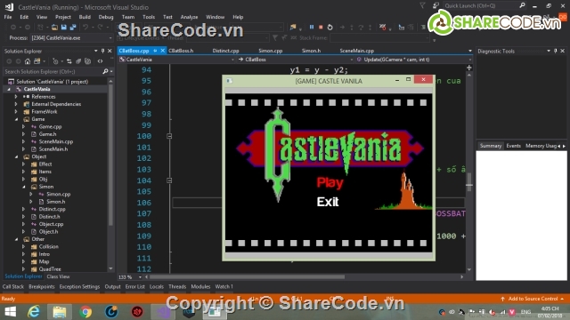 game C++,code game,code game C++,Game Castlevania,source code game,source game