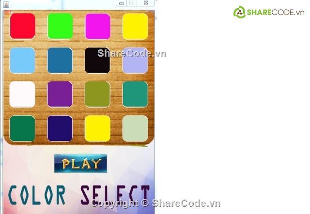 Game phản xạ java,Game java đơn giản,sourse code game java,Game java select color,Trò chơi bằng java,game phản xạ