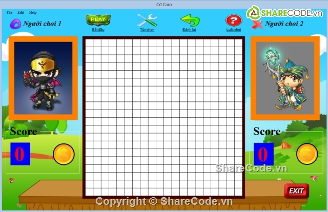 game caro,game cờ caro,đồ án trí tuệ nhân tạo,source code game cờ caro c#,game caro c#,code co caro