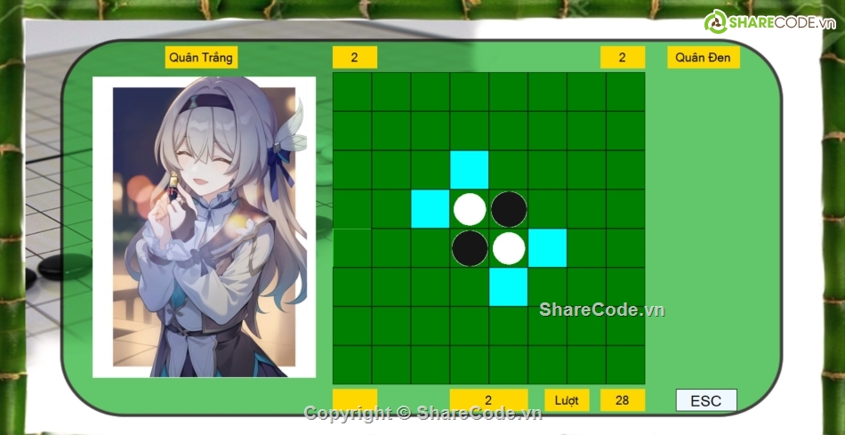 game c#,code game c#,Cờ Othello,Source code c#,Code web,Source code web