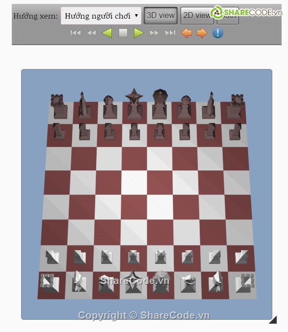 Game cờ vua,cờ vua 3d,html5 game,cờ vua,code game