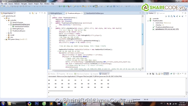 cờ vua AI,source code game cờ vua AI dùng alphabet,báo cáo game cờ vua AI java eclipse,cờ vua trí tuệ nhân tạo java,game cờ vua môn trí tuệ nhân tạo,game cờ vua AI viết bằng java eclipse