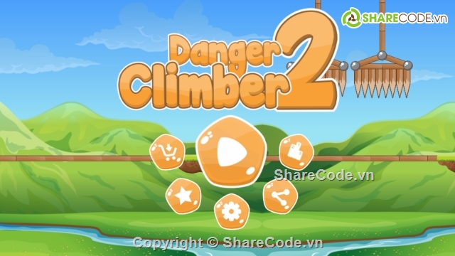 source code game android,Game adroid,game 2d android,Danger Climber 2,source code android