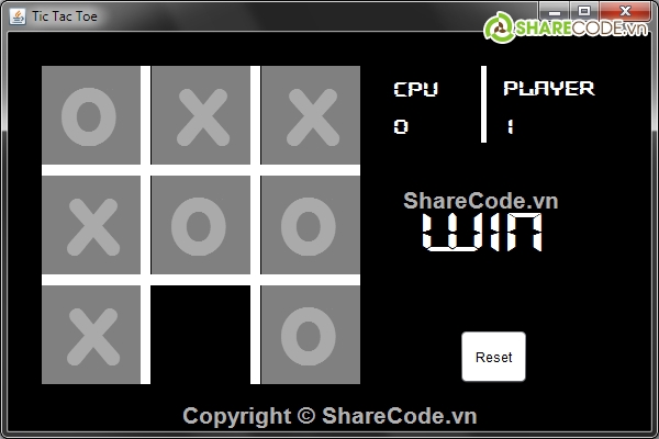 Tic Tac Toe,caro,game cờ caro,game caro java,game tic tac toe