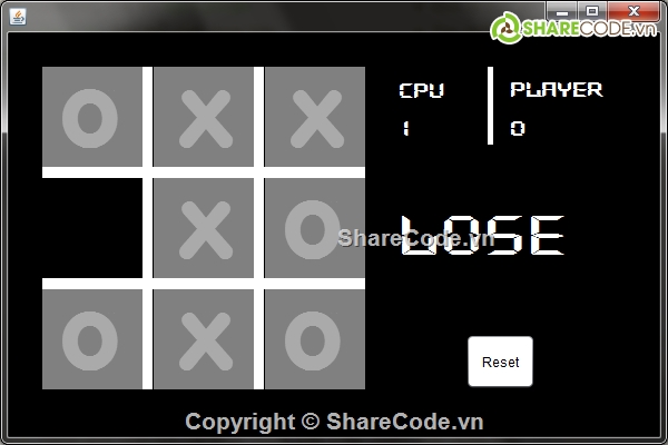 Tic Tac Toe,caro,game cờ caro,game caro java,game tic tac toe