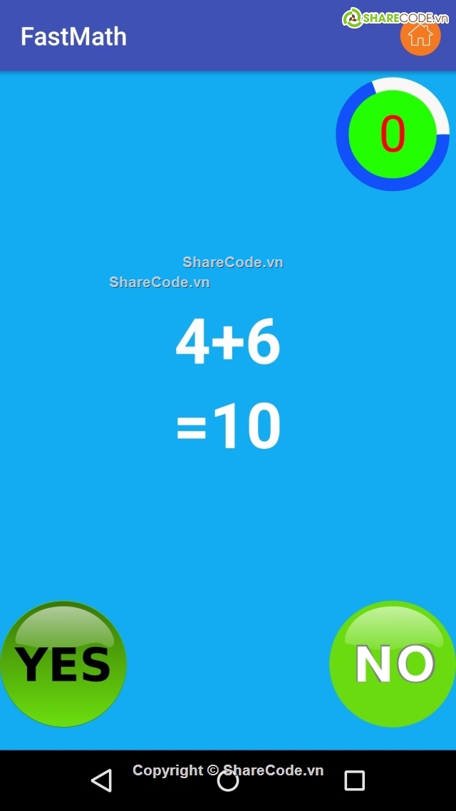 code game,android game,Source code game FastMath,Tay nhanh hơn não Android