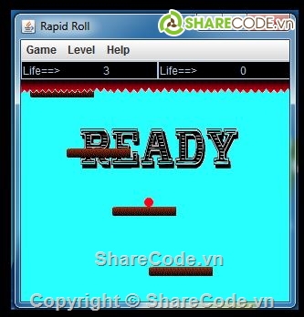 RapidRoll,game java,source code game,code game RapidRoll