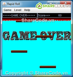 RapidRoll,game java,source code game,code game RapidRoll