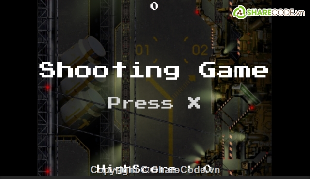 code game,scrolling shooter,source code unity,chiến đấu bắn máy bay