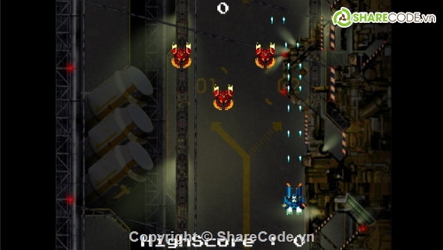 code game,scrolling shooter,source code unity,chiến đấu bắn máy bay