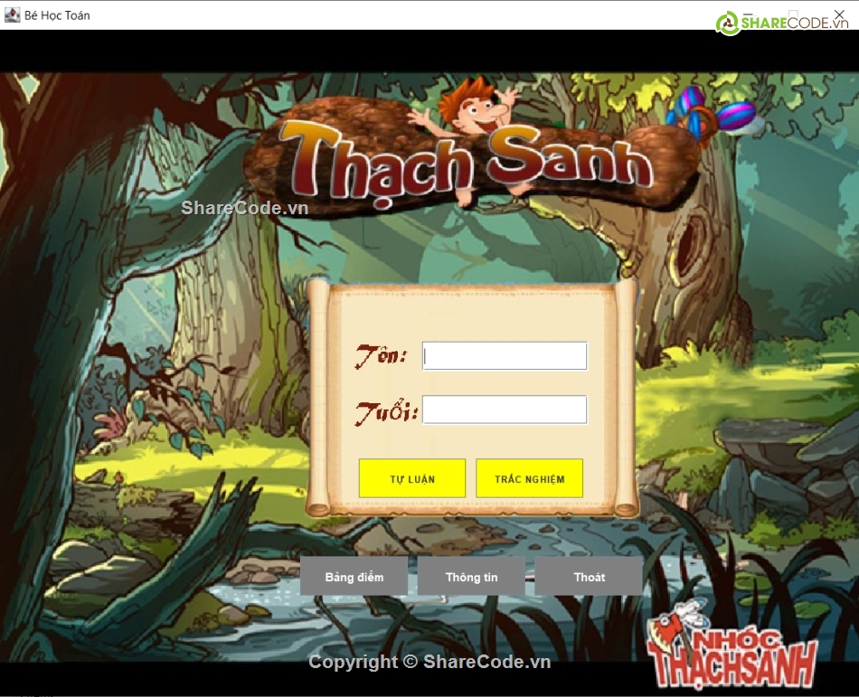 Code game bé học toán,Code game trắc nghiệm Java Swing,Code game trắc nghiệm,trắc nghiệm Java