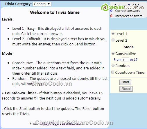 full code trắc nghiệm,game trắc nghiệm,thi trắc nghiệm,Game Trắc Nghiệm PHP,code web game,code trắc nghiệm