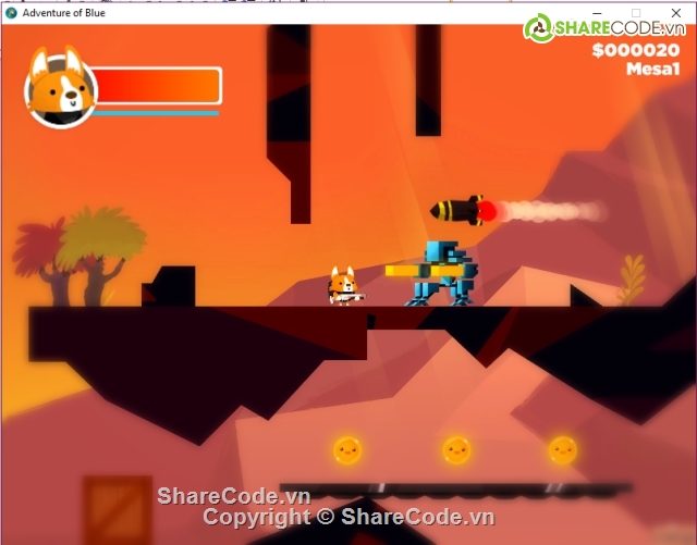 Unity,Unity game  3D,Adventure of blue,game unity,đồ án tốt nghiệp,code game