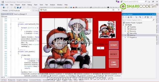 Xếp hình,Puzzle game,Puzzle,Game xếp hình C#,game puzzle c#