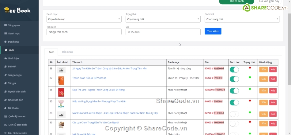 Laravel,báo cáo,code đồ án,Có sẵn data không cần nhập,thanh toán online trưc tiếp (không demo)