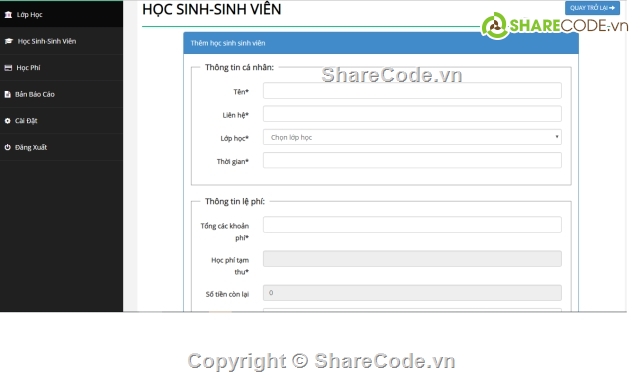 paysystem,quản lý học phí học sinh,code quản lý học phí,quản lý học phí online,quản lý học phí php,source code quản lý học phí php