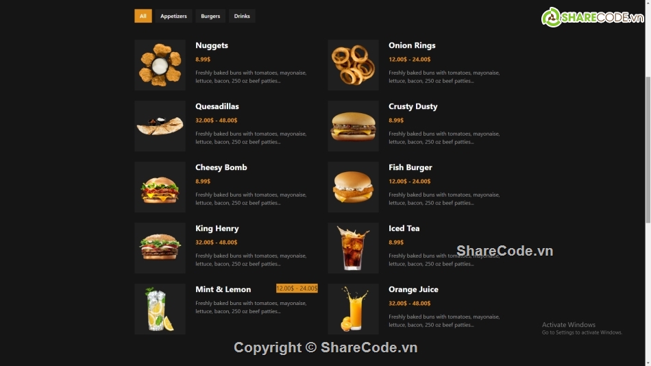 Code template game burger,giao diện cửa hàng đẹp,code html css cửa hàng hamburger,bootstrap giao diện cửa hàng hamburger,Html css giao diện thức ăn nhanh