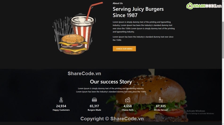 Code template game burger,giao diện cửa hàng đẹp,code html css cửa hàng hamburger,bootstrap giao diện cửa hàng hamburger,Html css giao diện thức ăn nhanh