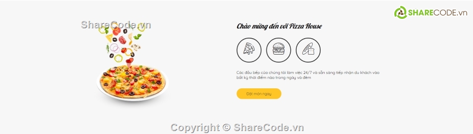 giao diện html css pizza,web pizza html css,code giao diện web pizza