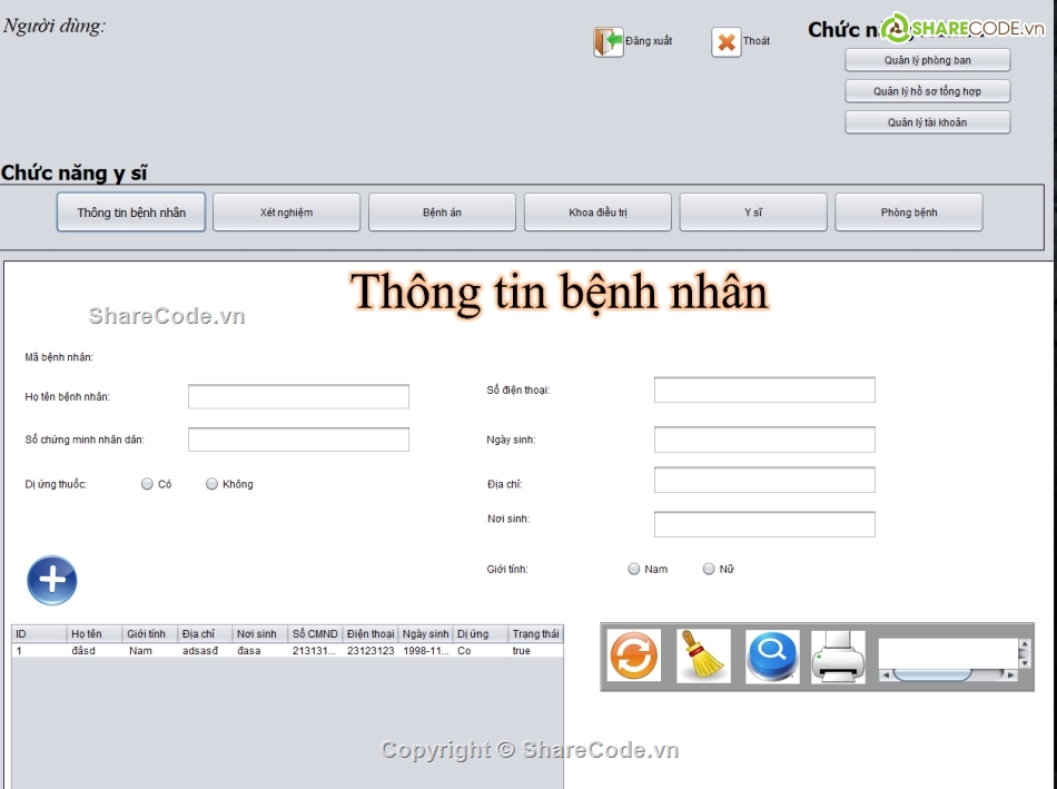 code quản lý Java,Code Quản lý bệnh viện,quản lý bệnh viện java,Code java quản lý bệnh viện