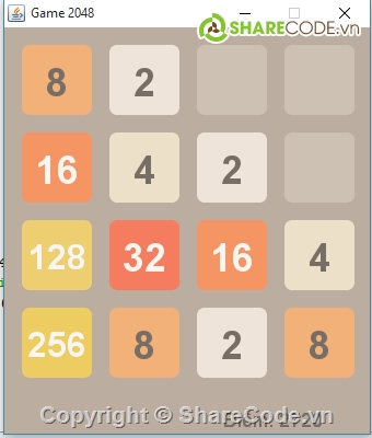 2048,Code game java,Game 2048,source code game 2048