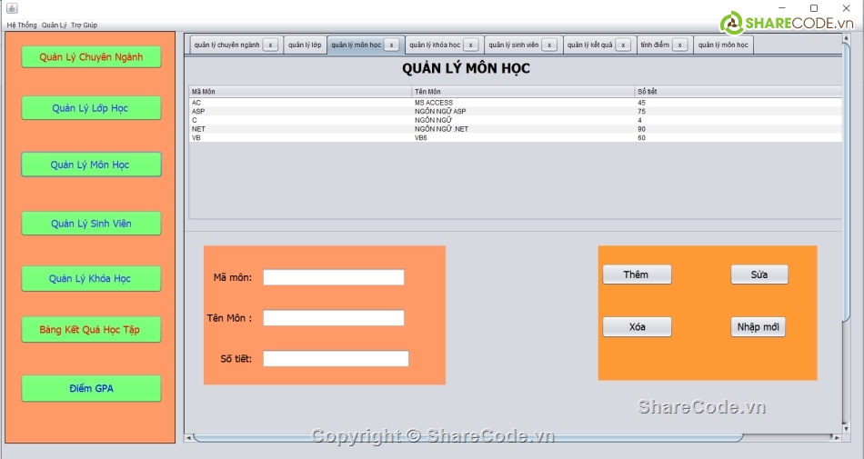 Source code Java Swing,Share code Java,java swing,java swi,quản lý sinh vien,quản lý sinh vien javaswing