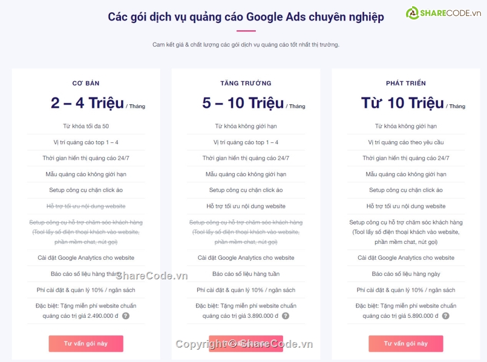 Landing dịch vụ quảng cáo,Dịch vụ website Maketing,Dịch vụ chạy quảng cáo