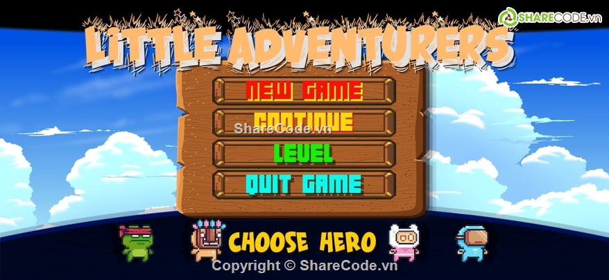 code Game 2D,sourse code unity,game unity2d,2D Game,game hành động 2d,code game vui