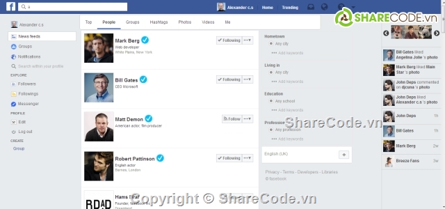 facebook,clone,mạng xã hội,giống facebook,code mạng xã hội,facebook group