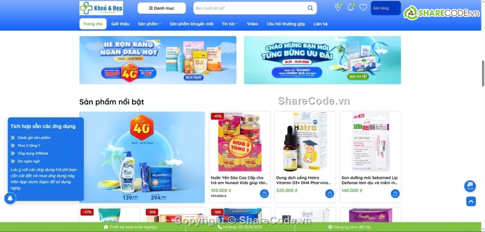 Website bán hàng,chuẩn seo,thuốc,nhà thuốc