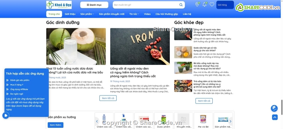 Website bán hàng,chuẩn seo,thuốc,nhà thuốc