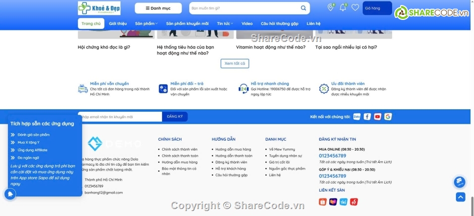 Website bán hàng,chuẩn seo,thuốc,nhà thuốc