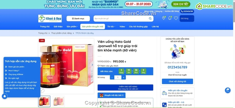 Website bán hàng,chuẩn seo,thuốc,nhà thuốc
