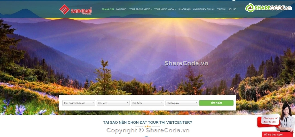 Website du lịch,Web dịch vụ,tối ưu,chuẩn seo