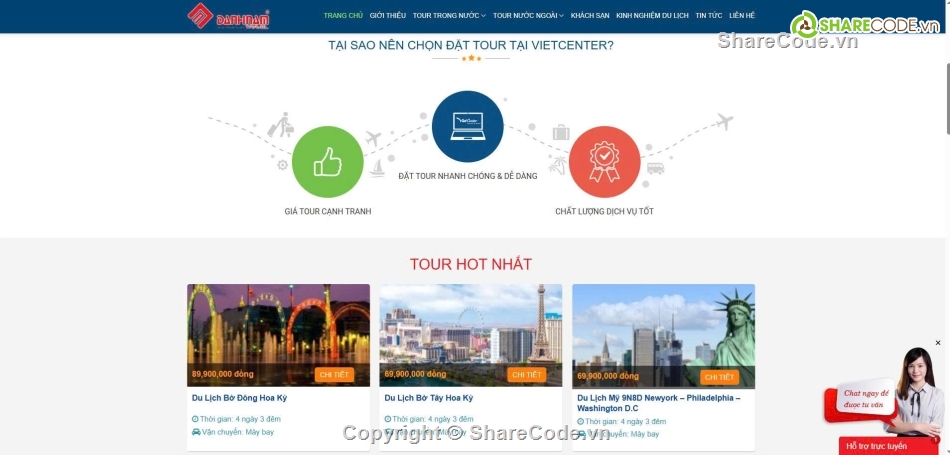 Website du lịch,Web dịch vụ,tối ưu,chuẩn seo