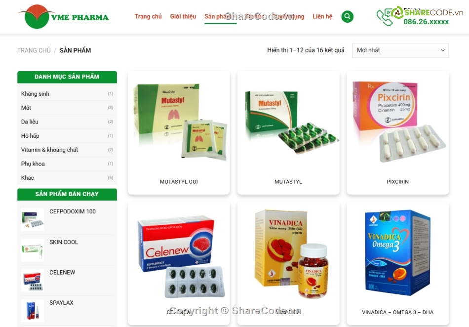 dược phẩm,theme,wordpress,share code