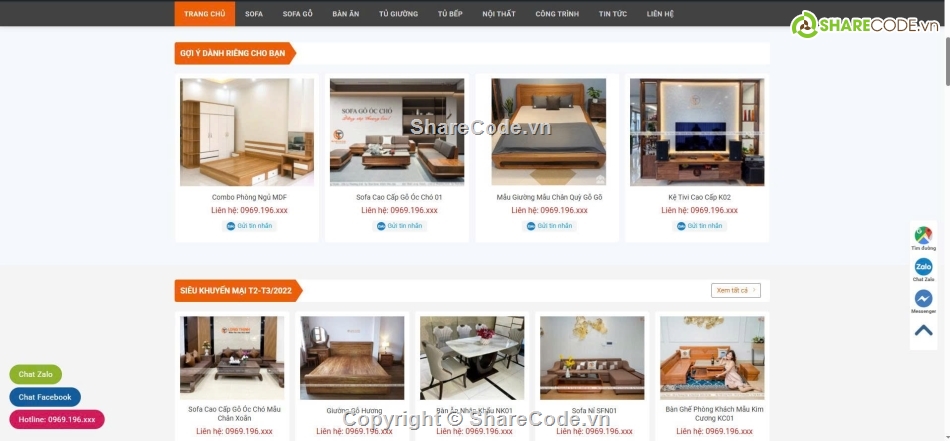chuẩn seo,nội thất đẹp,theme wordpress,website bán hàng
