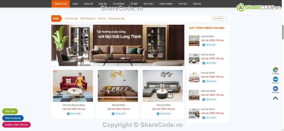 chuẩn seo,nội thất đẹp,theme wordpress,website bán hàng