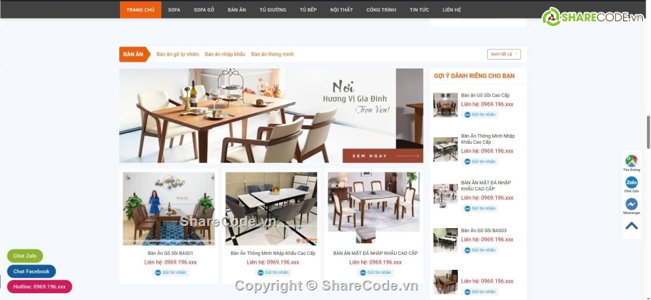 chuẩn seo,nội thất đẹp,theme wordpress,website bán hàng